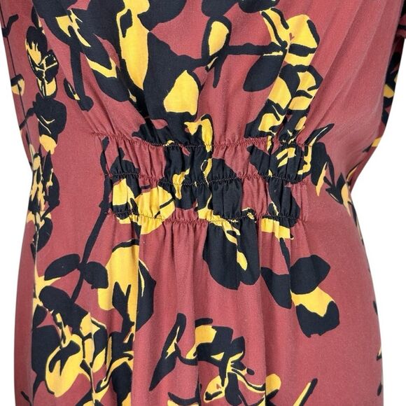 Mata Traders Artsy Traveler Midi Tencel Dress in Eucalyptus Spice Size Medium - Picture 2 of 7